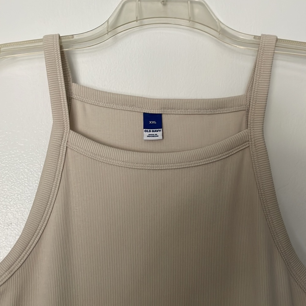 NWT Fitted Rib-Knit Midi Cami Dress. - Picture 6 of 16